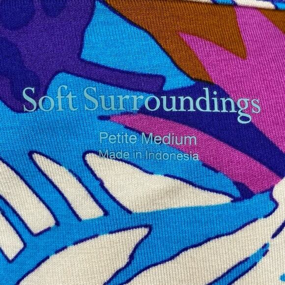 Soft Surroundings Serena Maxi Nazarine Blue Multi - Picture 8 of 11